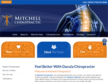 Tablet Screenshot of daculachiropractor.net